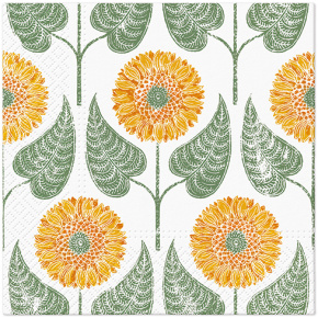 Obrúsky PAW L 33x33cm Sunflowers Pattern
