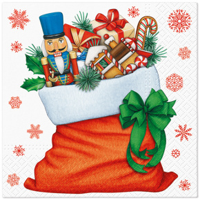 Obrúsky PAW L 33x33cm Bag With Gifts Obrúsky PAW L 33x33cm Bag With Gifts
