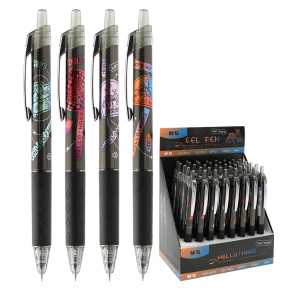 Pero gélové M&G Hello ! Mars hrot 0,5 mm (4 dizajny) - modrá náplň Pero gélové M&G Hello ! Mars hrot 0,5 mm (4 dizajny) - modrá náplň