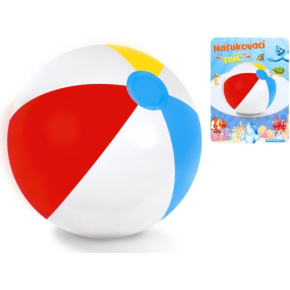 Lopta nafukovacia 50cm 3pruhy 24m+ v sáčku