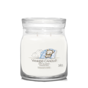 Sviečka Yankee Candle - SOFT BLANKET, stredná
