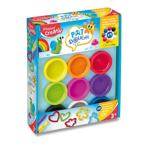 Kreatívna sada MAPED Creativ Modeling Pat´Dough - 9 farieb