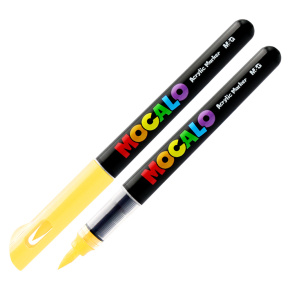Popisovač M&G MOCALO Acrylic Marker, štetcový hrot - Lemon Yellow 400 Popisovač M&G MOCALO Acrylic Marker, štetcový hrot - Lemon Yellow 400