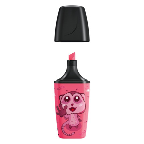 Zvýrazňovač STABILO BOSS MINI Animal Vibes - ružová