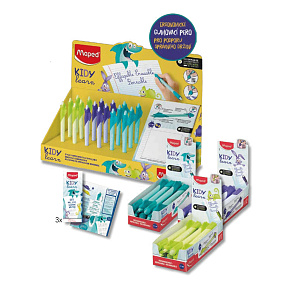 Prezentačný stojan na gumovacie perá MAPED Kidy Learn Magic 54 ks