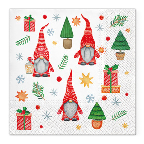 Obrúsky TaT 33x33cm Gnomes and Gifts Obrúsky TaT 33x33cm Gnomes and Gifts