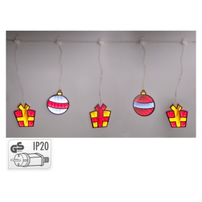 Svetelná dekorácia na zavesenie 100x55 cm s LED vianočná guľa /darček Svetelná dekorácia na zavesenie 100x55 cm s LED vianočná guľa /darček