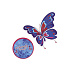 Sticker na tašku Butterfly, sada 2 ks - motýľ