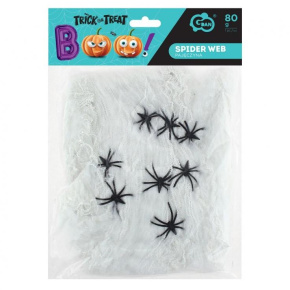 Dekorácia Halloween - pavučina biela 80 g