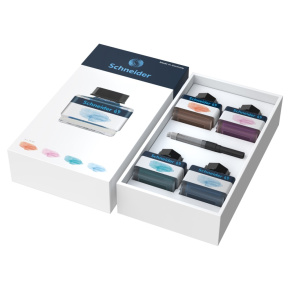 Darčeková sada Schneider - Atrament do plniaceho pera (4 pastelové farby)