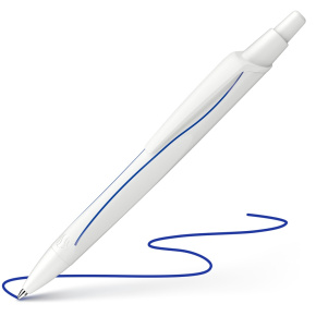 Pero guľôčkové Schneider Reco biele - modrá náplň Pero guľôčkové Schneider Reco biele - modrá náplň