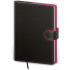 Diár 2026 týždenný A5 Flip - antracit/magenta