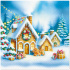 Obrúsky TaT 33x33cm Christmas lights village