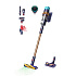 Dyson Gen5detect Absolute pruská modrá/měděná, tyčový vysavač, akumulátorový, 280 AW, HEPA filtr, LED displej