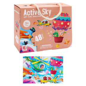 Puzzle detské 50 x 34 cm (48 ks) - Active Sky Puzzle detské 50 x 34 cm (48 ks) - Active Sky