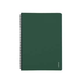 Špirálový blok blok A5 PP VERDE - zelená