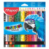Pastelky trojhranné MAPED "COLOR'PEPS ANIMAL" sada 24 ks