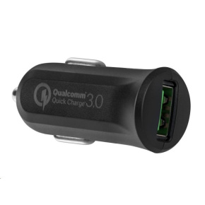 Nabíjačka do auta AVACOM CarMAX s technológiou Qualcomm Quick Charge 3.0, čierna