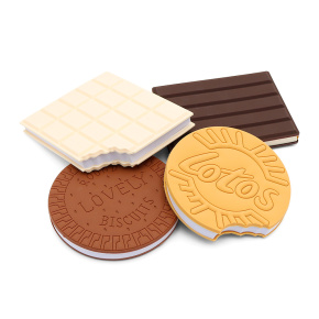 Trhací blok, 80 listov/čistý - Snack s vôňou (mix dizajnov)