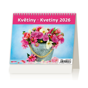 Stolový kalendár 2026 MiniMax Květiny/Kvetiny