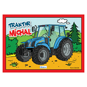 Omaľovánka A5 Litera - Traktor Michal
