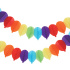 Girlanda papierová 3 m - farebné balóniky