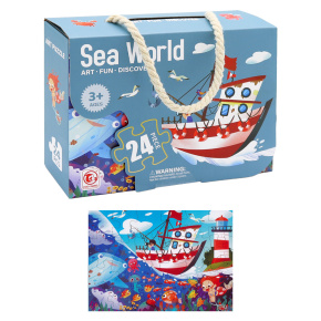 Puzzle detské 44 x 31 cm (24 ks) - Sea World Puzzle detské 44 x 31 cm (24 ks) - Sea World