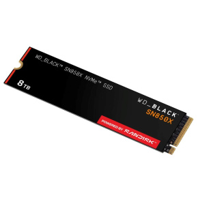 WD BLACK SSD NVMe 8TB PCIe SN850X Powered by SanDisk, Gen4, (R:7200, W:6600MB/s)