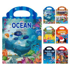 Kniha s gélovými samolepkami (mix motívov) Kniha s gélovými samolepkami (mix motívov)