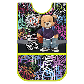 Zástera/Pončo na výtvarnú výchovu JUNIOR S8 Cool Bear - medveď