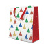 Darčeková taška vianočná 20x10x25 cm Colorful Christmas Trees