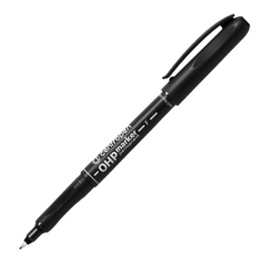 Popisovač CENTROPEN na fólie F 2636 - čierny 0,6 mm