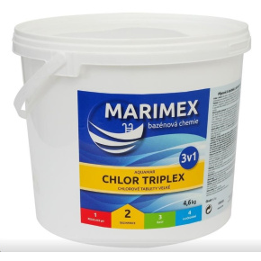 Marimex Chlor Triplex 4,6 kg - bazénová chemie - DEZINFEKCE