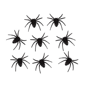 Dekorácia pavúk Halloween 8 ks