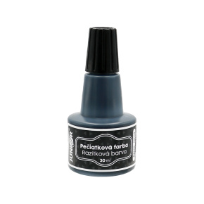 Pečiatková farba olejová JUNIOR 30 ml - čierna Pečiatková farba olejová JUNIOR 30 ml - čierna