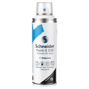 Akrylový sprej Schneider 200 ml Paint-It 030 - biely