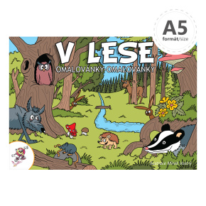 Omaľovanka A5 - LUX V lese