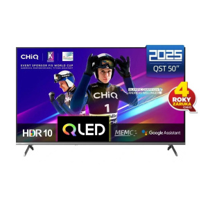 CHiQ U50QST TV 50", UHD, QLED, ultratenká, Google TV, DLG 120 Hz, Dolby Audio, Frameless, metalická CHiQ U50QST TV 50", UHD, QLED, ultratenká, Google TV, DLG 120 Hz, Dolby Audio, Frameless, metalická