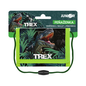 Detská textilná peňaženka - Seria 6 - T-Rex