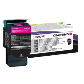 LEXMARK toner magenta pre C540/C543/C544/X543/X544 na 2000 strán LEXMARK toner magenta pre C540/C543/C544/X543/X544 na 2000 strán