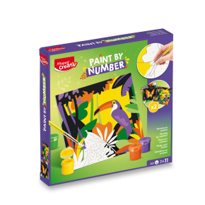 Kreatívna sada Maped Creativ Paint by number - tukan a motýľ Kreatívna sada Maped Creativ Paint by number - tukan a motýľ