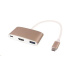 Prevodník PREMIUMCORD USB3.1 na HDMI + USB3.0 + PD