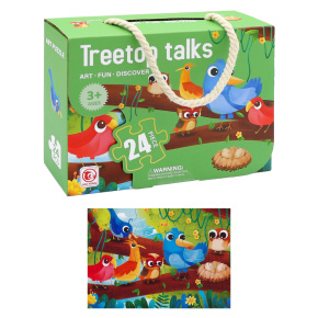 Puzzle detské 44 x 31 cm (24 ks) - Treetop talks