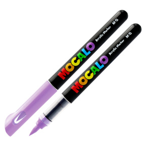 Popisovač M&G MOCALO Acrylic Marker, štetcový hrot - Lavender 804 Popisovač M&G MOCALO Acrylic Marker, štetcový hrot - Lavender 804