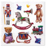 Obrúsky PAW L 33x33cm Retro Toys