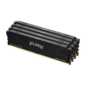 KINGSTON DIMM DDR5 64GB (Kit of 4) 7600MT/s CL40 FURY Renegade Pro Black