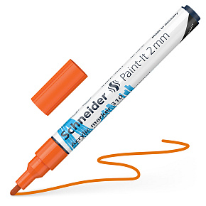 Popisovač Schneider Paint-It 310 Acrylic Marker 2mm - oranžový