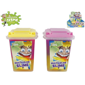 Professor Slime sliz v smetiaku 7x7x9cm 3farby 12ks v DBX