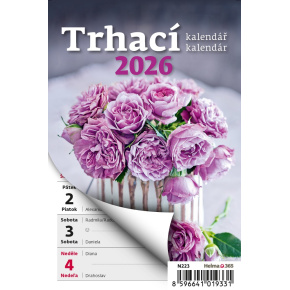 Nástenný kalendár 2026 Týždenný trhací A6