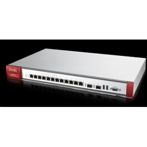 Firewall Zyxel ATP700, 12 gigabitových používateľsky definovateľných portov, 2*SFP, 2* USB s balíkom na 1 rok